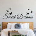 muursticker-slaapkamer-sweet-dreams-zwart-wit-ideeen-leuk-DIY-hoofdbord-boven-bed