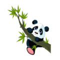 panda-beer-muursticker-kinderkamer-hangend-kleurrijk-cartoon
