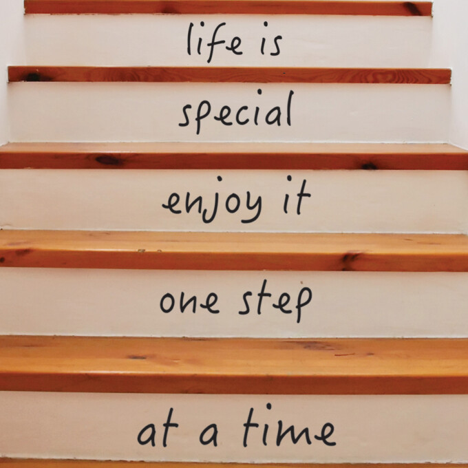 trapsticker-life-is-special-enjoy-one-step-at-the-time