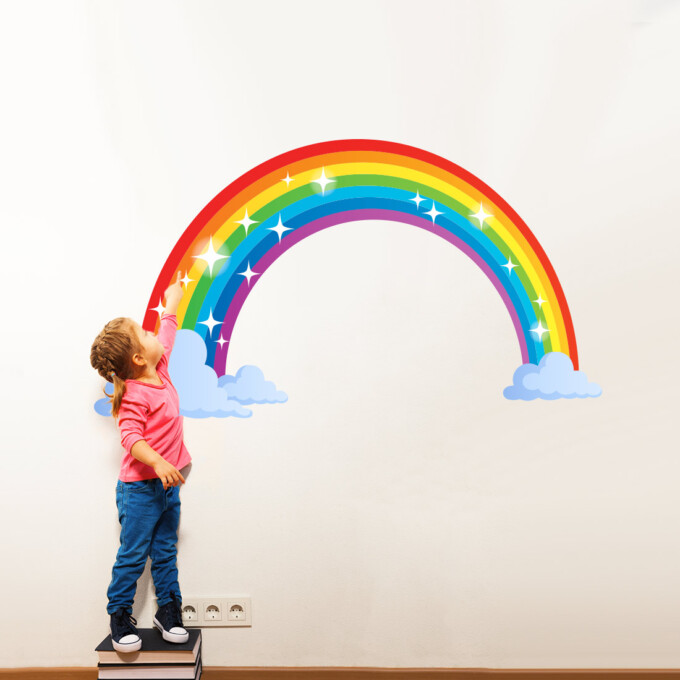 muursticker-regenboog-kinderkamer-meisje