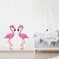 muursticker-flamingo-twee-heart-hart