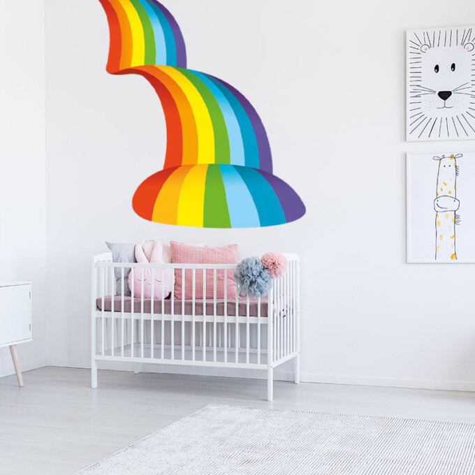 muursticker-regenboog-babykamer