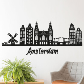 muursticker-skyline-amsterdam-stad-diy-goedkoop-muur