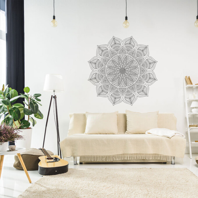 muursticker-mandala-namaste-grijs-zwart-ideeen-inspiratie-yoga