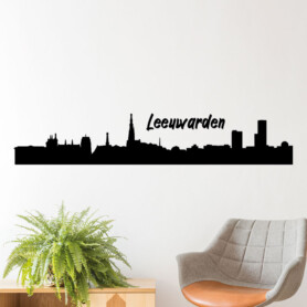 muursticker-leeuwarden-skyline