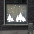 raamstickers kerst ideeen inspiratie sneeuw wit raamdecoratie kerstmis merry christmas