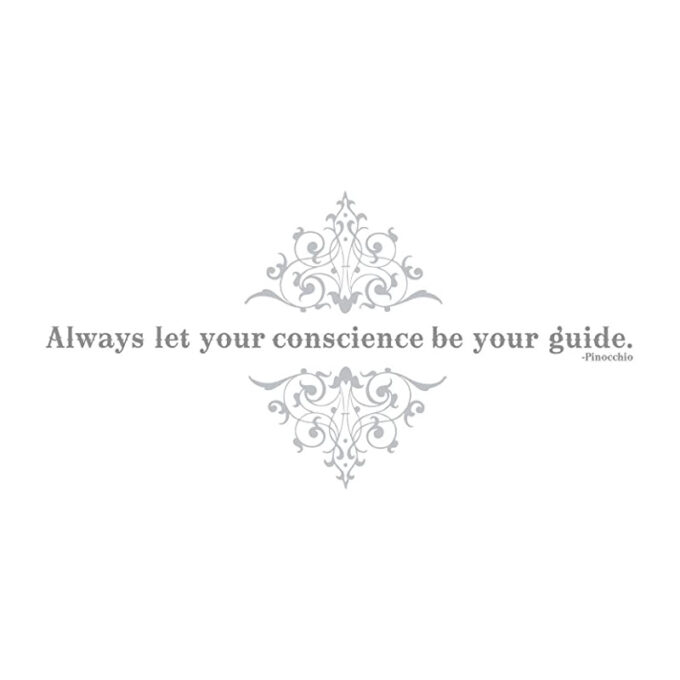 always let conscience be your guide