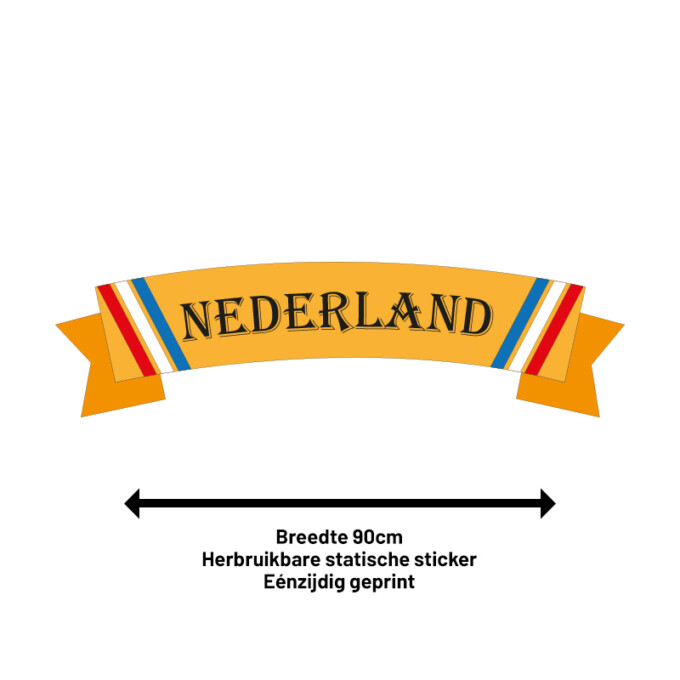 raamsticker nederlandse vlag oranje raamdecoratie ideeen inspiratie