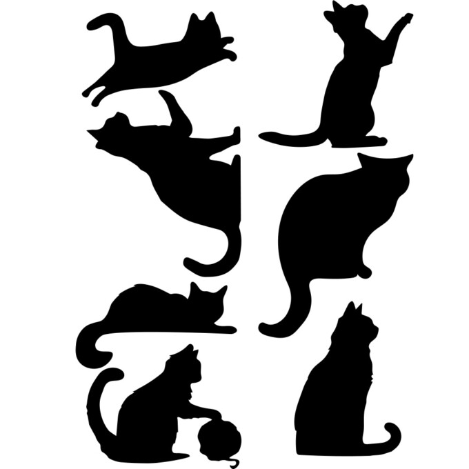 schattige katten trapsticker schattig creatief diy muurstickerstunter